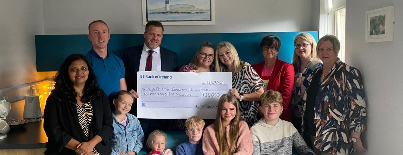 McHale Picture Cheque donation